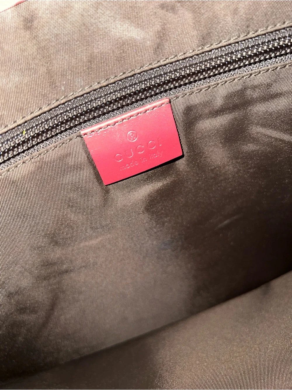 Gucci diaper bag